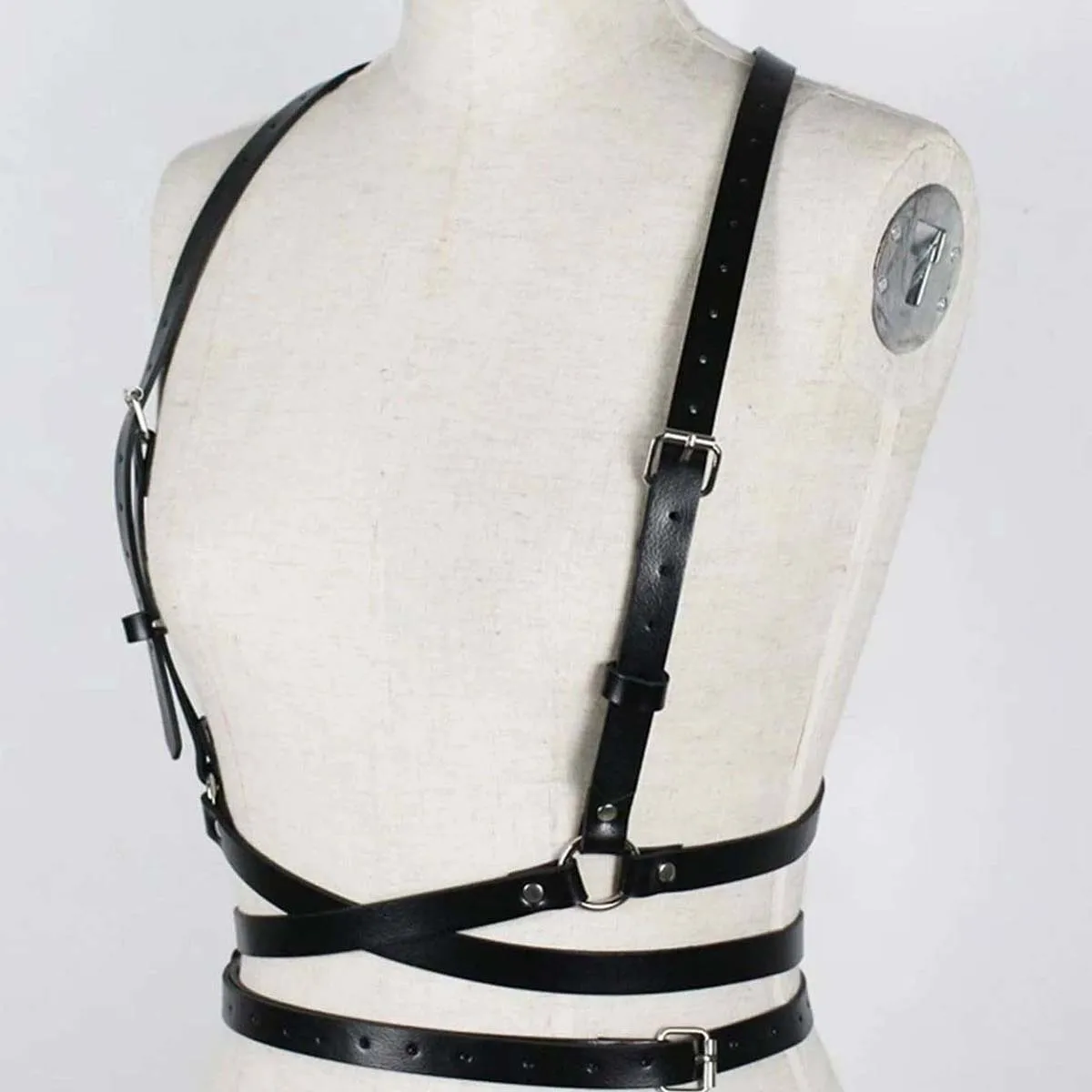 Harness for Men Strap Harness Belt Sexy Shoulder Bondage Chest Lingerie PU Leahter Belt Erotic Gay Clothing Exotic Accessorie