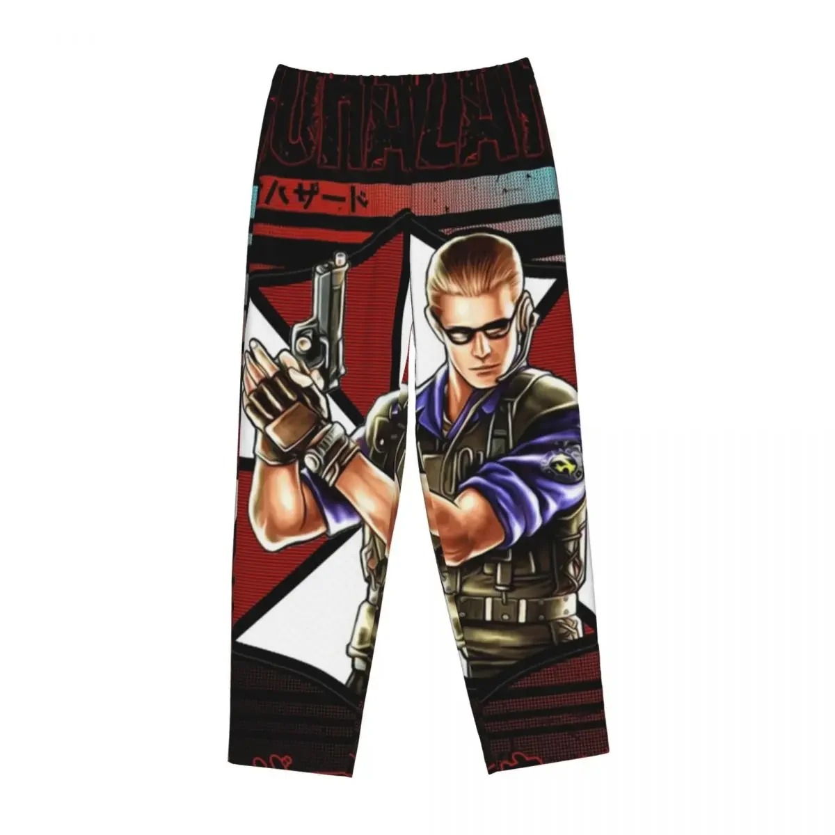 

Женские пижамные брюки Custom Albert Wesker с карманами для отдыха и сна