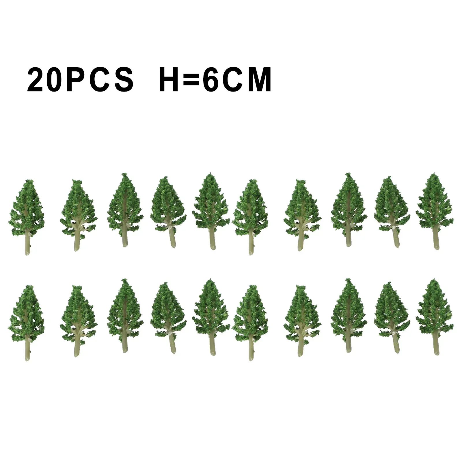 10/20/30pcs Nep Bomen Kunstmatige Miniatuur Boom Landschap Spoorweg Decoratie Gebouw Landschap Accessoires DIY Diorama Tuin