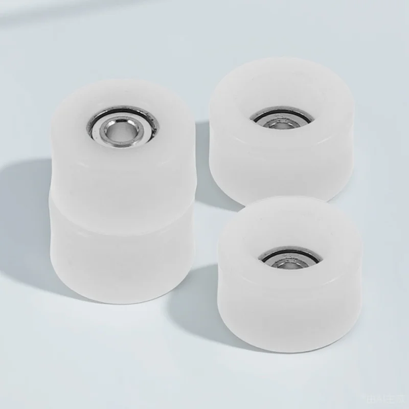 

4 шт., колеса для скейтборда с пальцами, высокоскоростные подшипники, гладкий набор сменных колес, яркие цвета, мини-подшипник для скейтборда