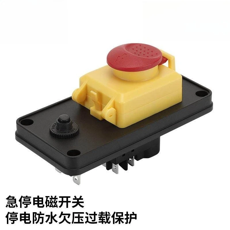 

Push button switch Emergency stop electromagnetic switch ZCD-02BR Magnetic power tool undervoltage overload protection switch