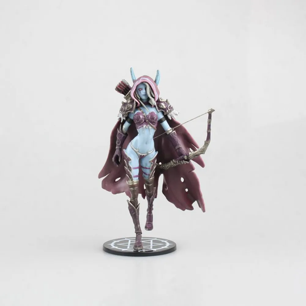 Famous Online Game Character The Forsaken Queen Sylvanas Action Figure WOW Sylvanas Windrunner 6 inch PVC Figure Toy 14cm