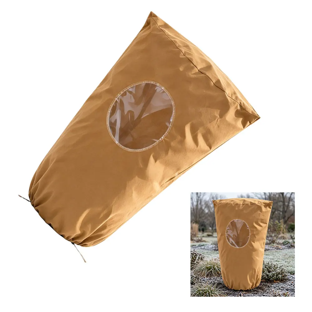 5pcs Plant Covers Freeze Multi-Scenario For Protection Winter Frost Covers With Visible Window Plant Cold Cover Gardening Parts