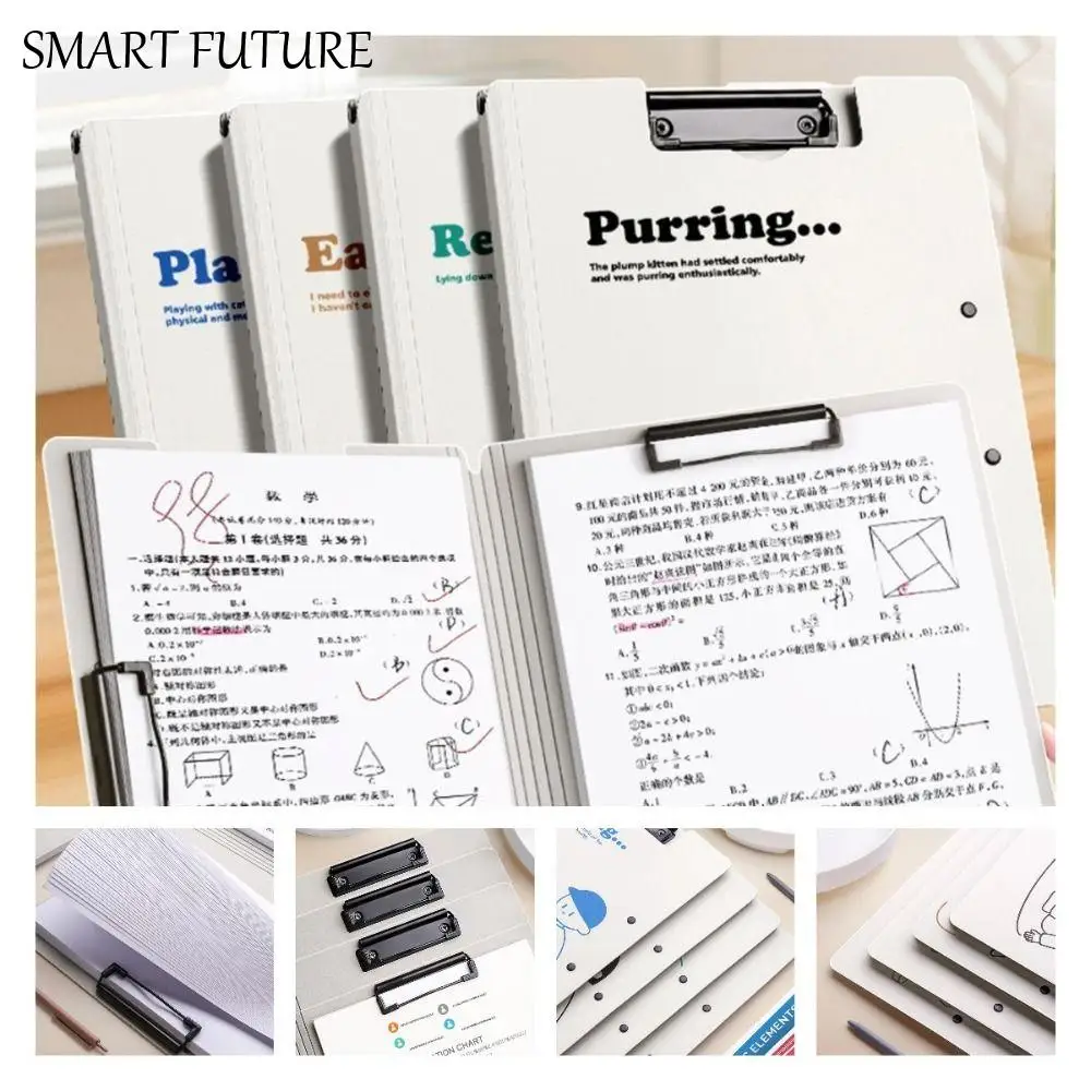 

Портфели Блокнот для письма А4 Папка с зажимом для доски Водонепроницаемая большая емкость Буфер обмена для файлов Зажим для заметок Органайзер для файлов формата А4 Бизнес