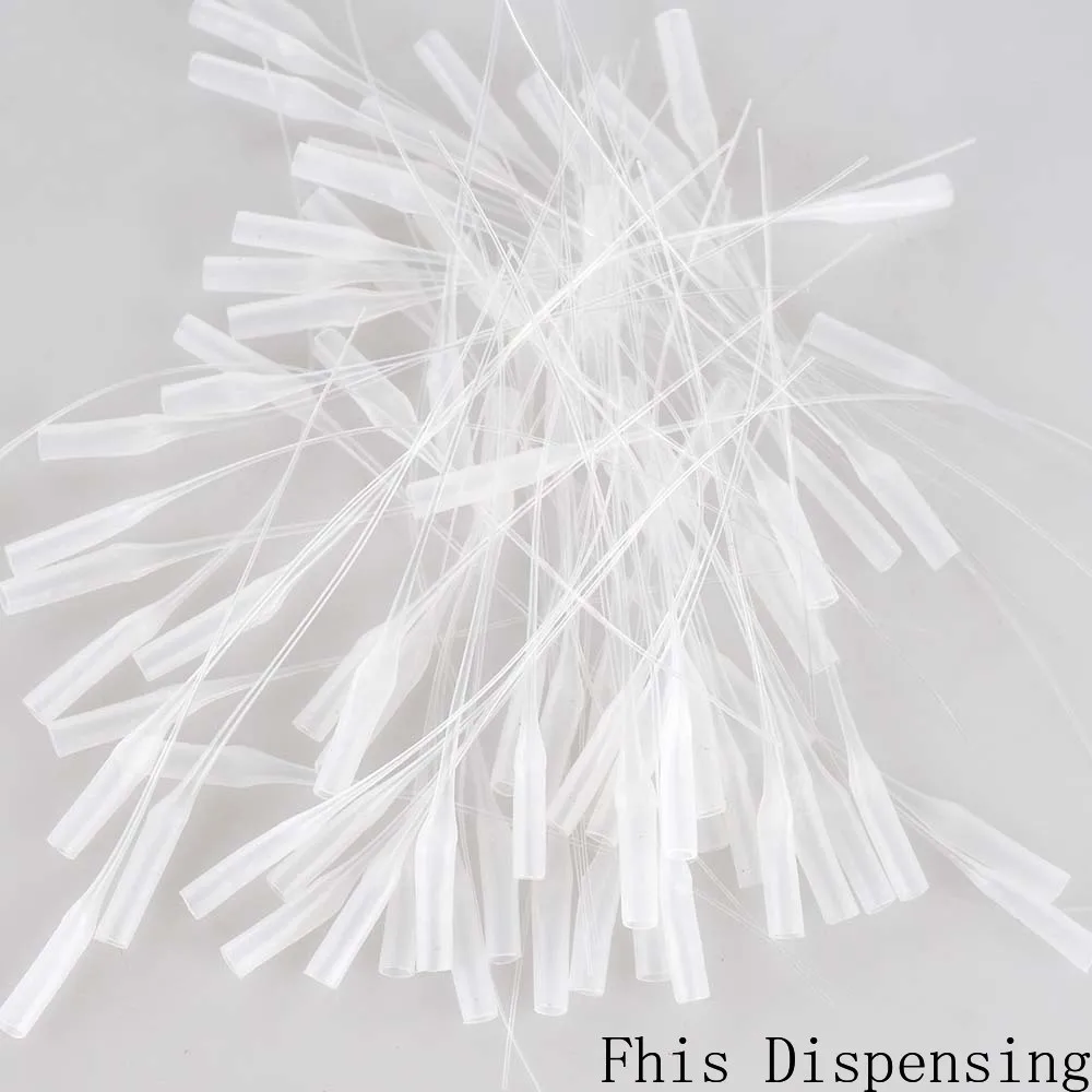Instant Glue Dispensing Rat Tail Needles Epoxy Water Precision Micro Tips Super Thin Glue Length: 120mm Inner Diameter: 0.4mm