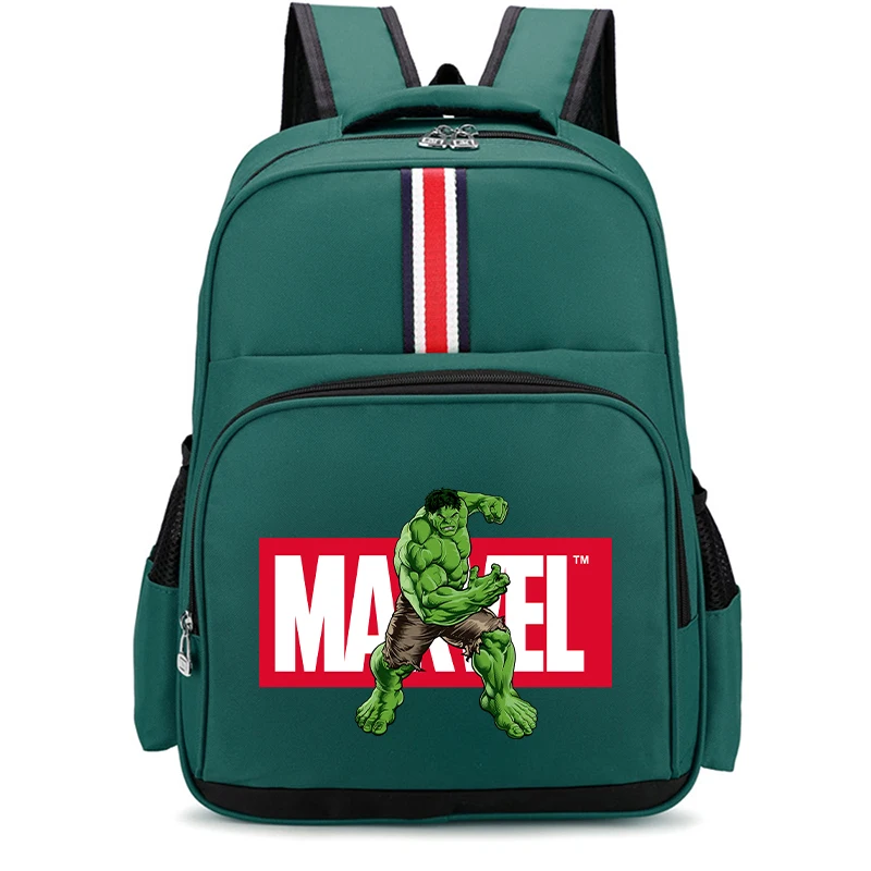 Hulk Marvel Plecak Disney Movie Anime Cartoon Print Dzieci Chłopcy Dziewczęta Duża pojemność Torba do szkoły podstawowej Plecak do przechowywania