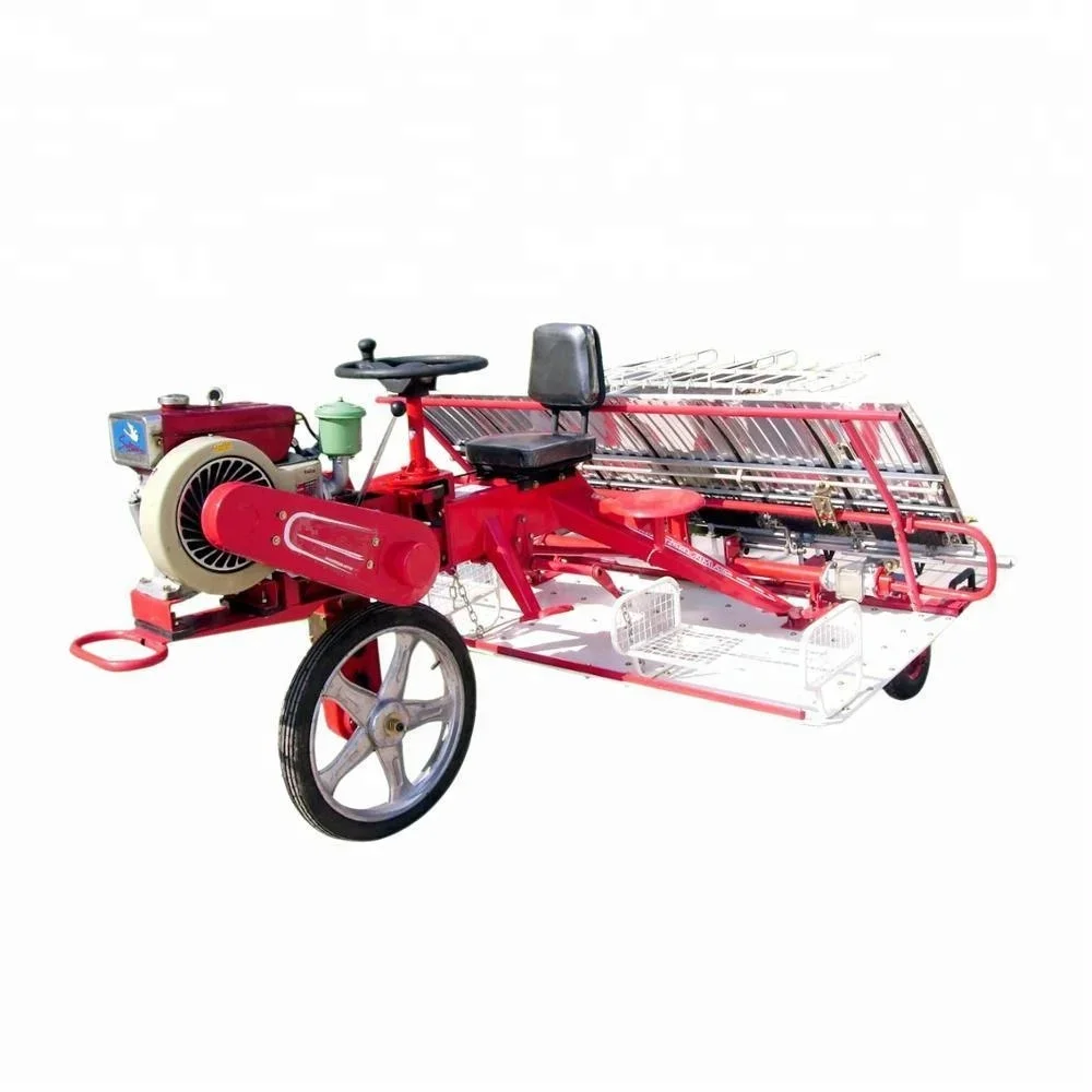 Low price factory promotion rice paddy planting machine/rice transplanter 6 row/rice seed planter