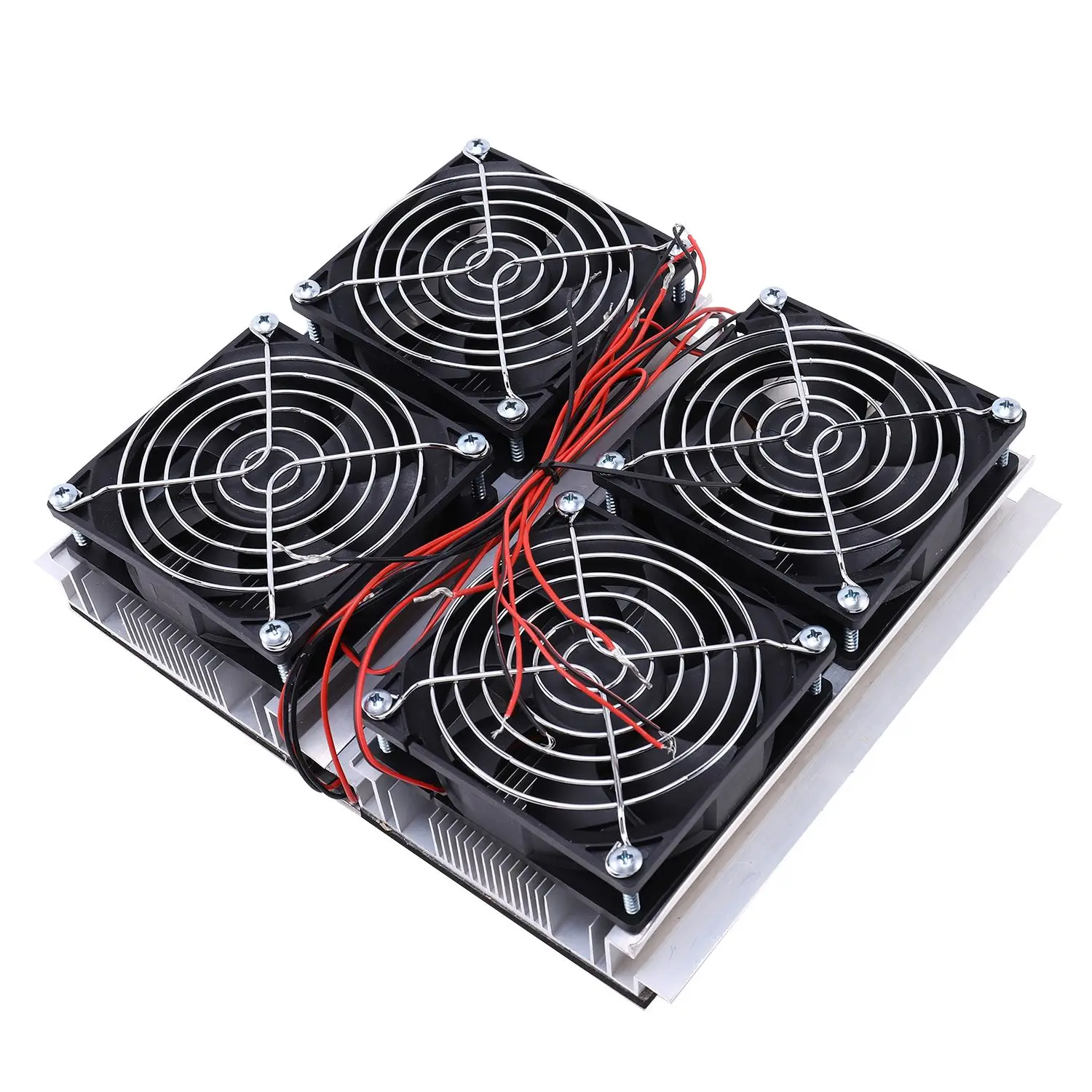 

TOP Semiconductor Peltier Cooler 240W Semiconductor Refrigeration Thermoelectric Peltier Cold Plate Cooler with Fan New