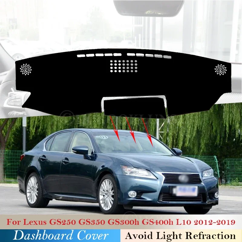 Dashboard Cover Protective Pad for Lexus GS GS250 GS350 GS300h GS400h L10 2012~2019 Car Accessories Sunshade 250 350 300h