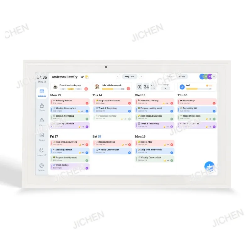 

Neu Smart Digital Calendar WiFi Touch Screen Android 15 Home Manager, Large Display, Wall Mount, Smart Home Schedule Manager