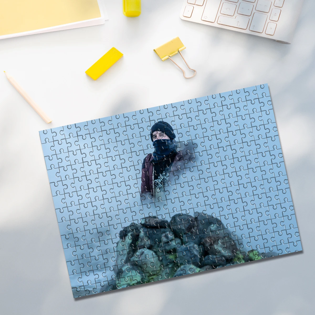 35/300/500/1000 ชิ้นภาพปรับแต่งส่วนบุคคลปริศนาภาพท่องเที่ยวของขวัญทำด้วยมือ