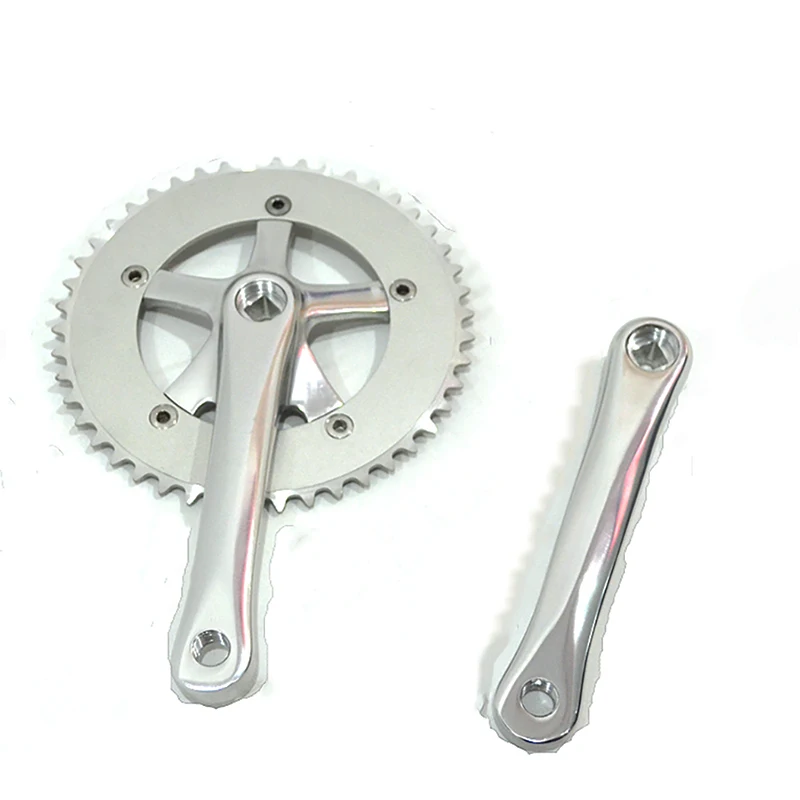 

Алюминиевая шатуны для велосипеда, звездочка Fixie Crank 130bcd, кольцо цепи с 46 зубьями, Корона 165, скорость BCD 130, 5 отверстий