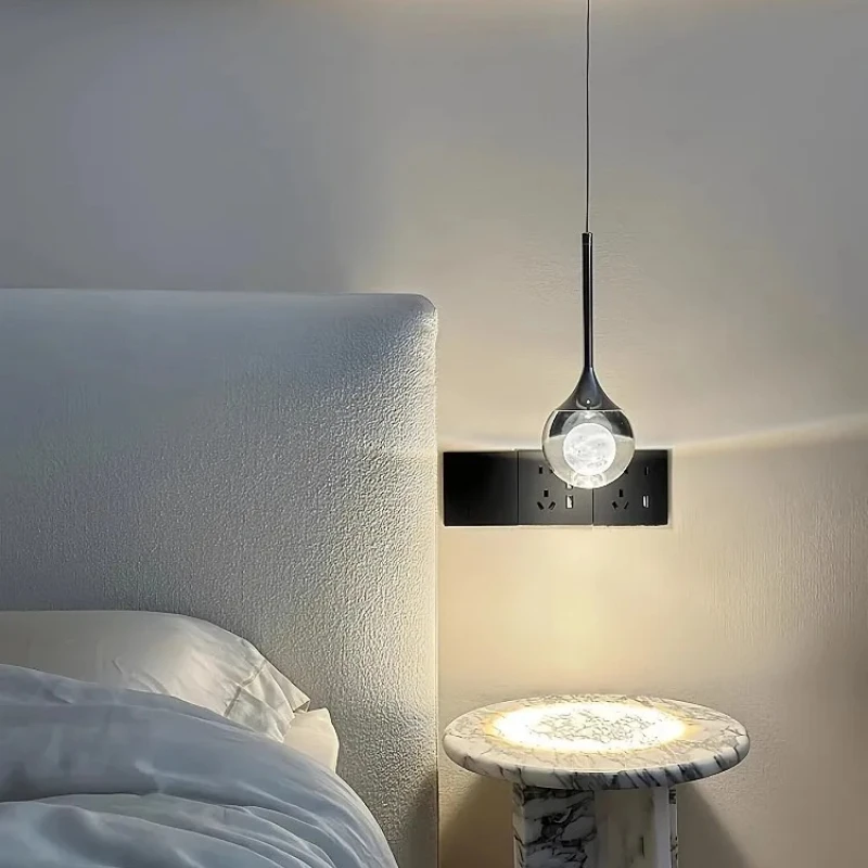 

Nordic Home Bedside LED Pendant Lamp Minimalist Chandelier Indoor Decoration Lighting Fixtures Bar Living Bedroom Pendant Light