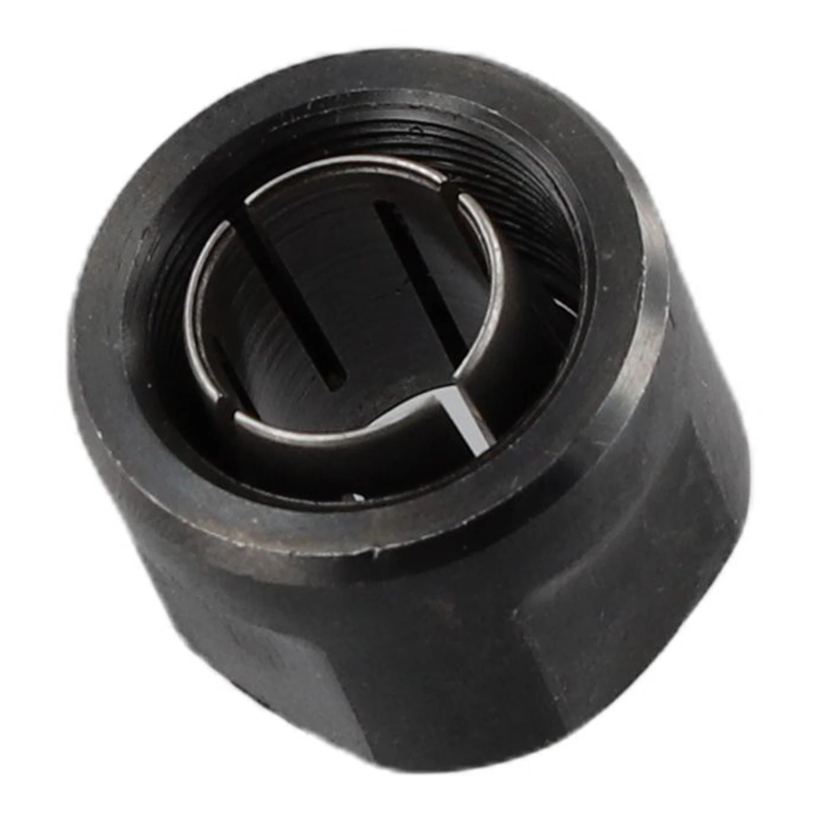 1/2 Inch Collet Nut Plunge Router Parts 21x27mm Center Hole For 3612 For 3612 Plunge Router Metal Black Power Tool