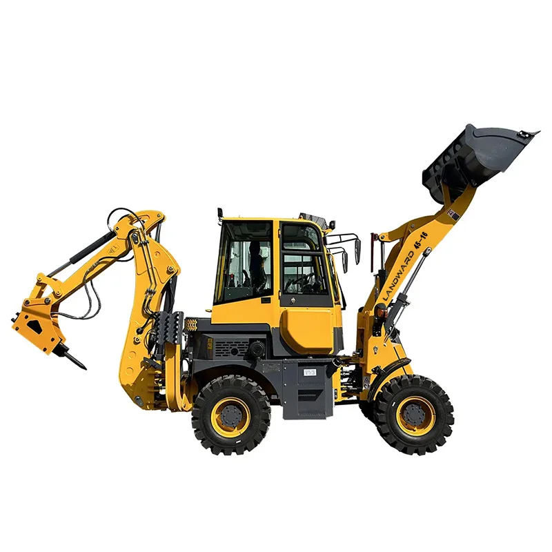 Construction Work Use Loading Tractor Fast Delivery Small 4WD Backhoe Excavator Loader Customized Mini Backhoe Loader Wholesale