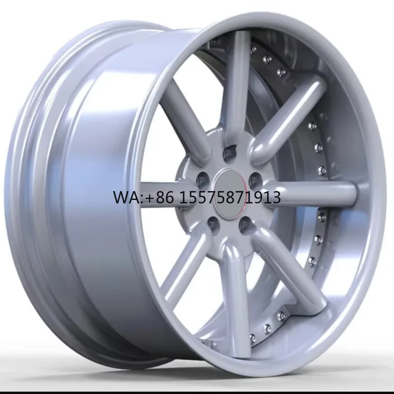 

2-Piece 8 Spoke Forged Alloy Wheels 17-21 Inch, Sturdy Structure & Smooth Finish, Ideal for Stylish Vehicle Upgrades