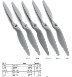 RC飛行機用apc型プロペラ,ヘリコプターマルチコプター,10x5r cw ccw,10 