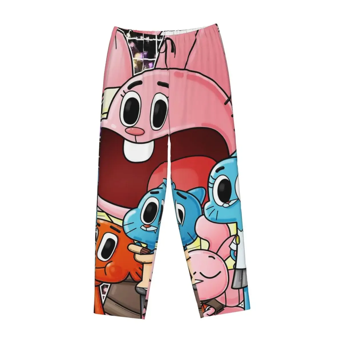 

Custom The Amazing World Of Gumball Women Pajama Pants Lounge Sleep Sleepwear Bottoms with Pockets