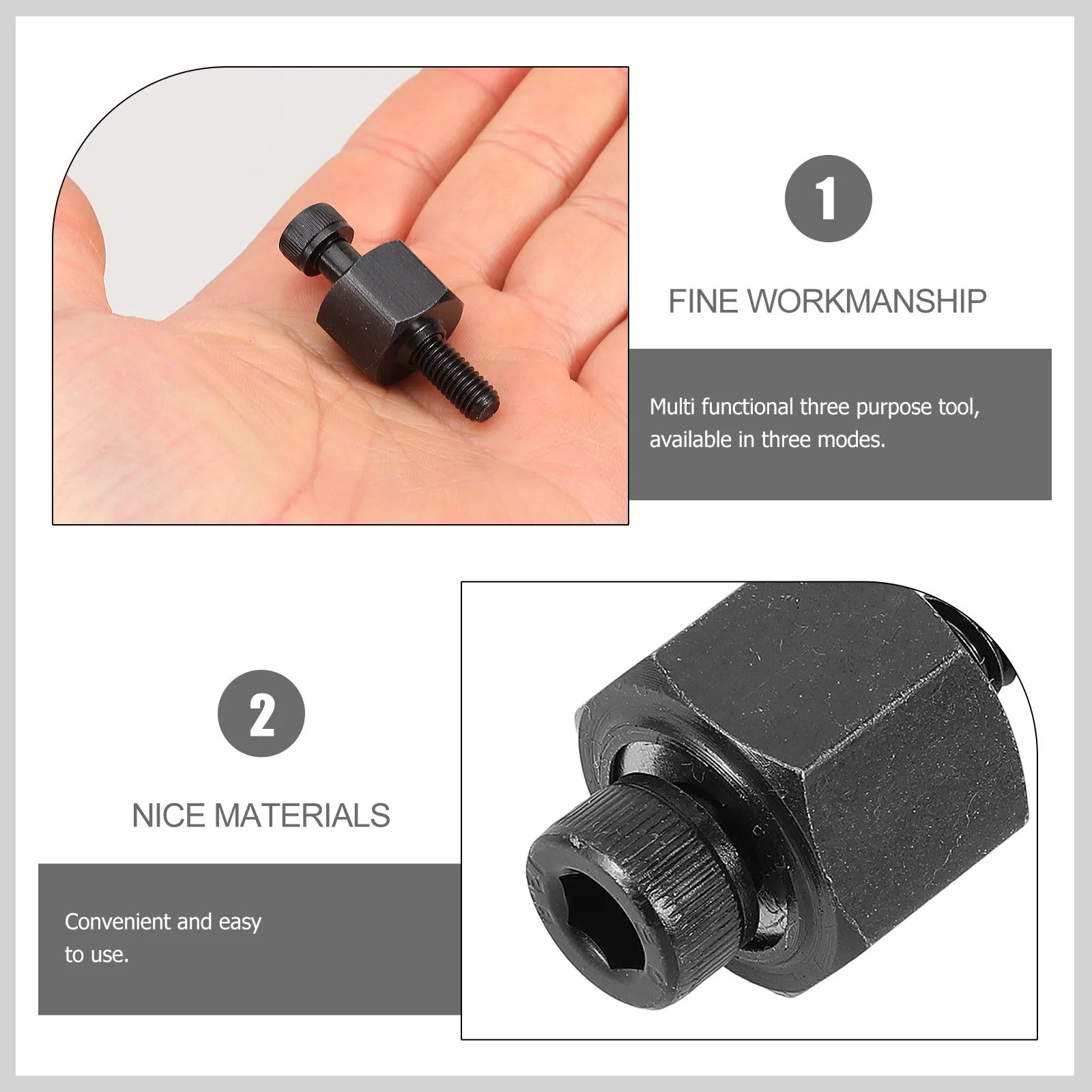 1Set Rivet Nut Tool High Carbon Steel Riveter Tip Reliable Durable Easy to Carry and Store Rivet Nut Replacement Riveter Tip