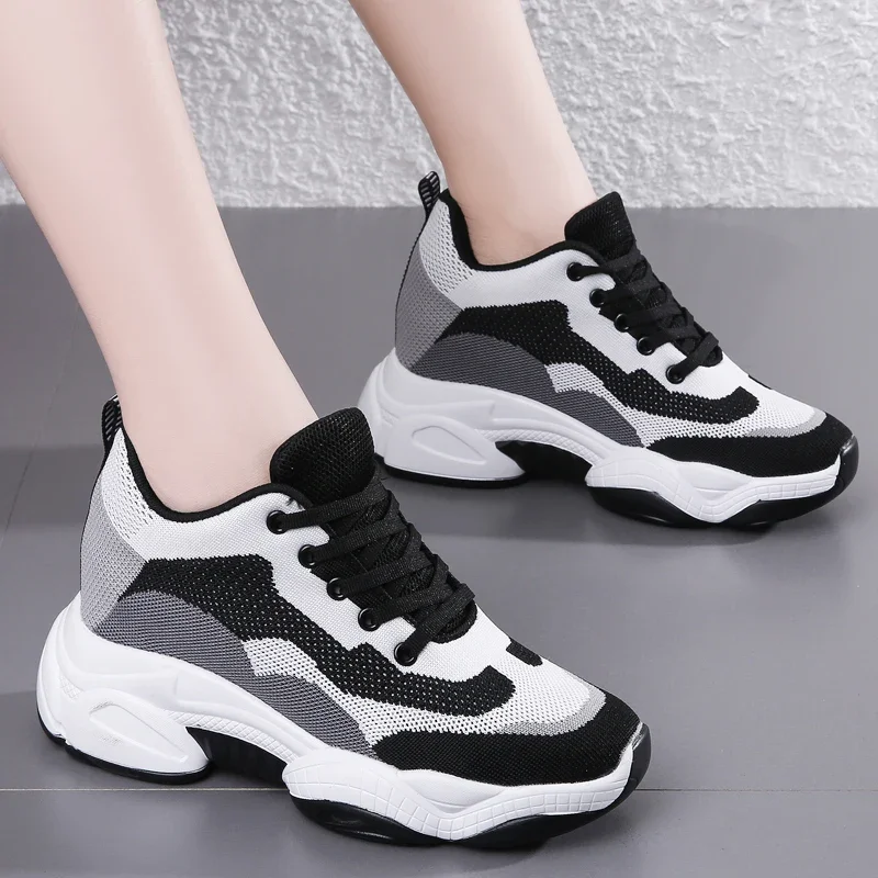 

Woman Training Sneakers Fashion Running Shoes Mesh Breathable Female Sport Shoes Walking Lace-Up Women Outdoor Tennis Shoes