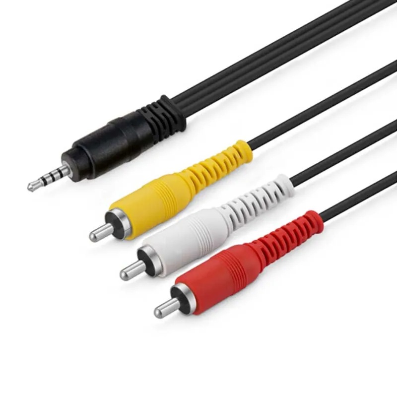AV A/V AUDIO VIDEO TV Cable Cord Lead for Canon DV MiniDV HD STV-250/N Camcorder Canon DC40,DC50,DC100,DC200 DC210