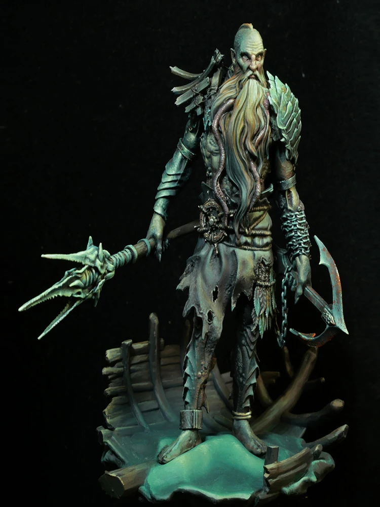 

Unassambled 1/18 ancient fantasy Soldier stand figure Resin figure miniature model kits Unpainted