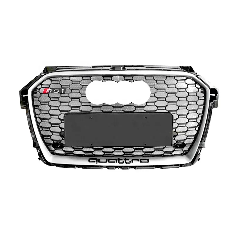 factory price RS1 front bumper grill For  A1 S1 8X facelift RS1 honeycomb grill 2016 2017 2018