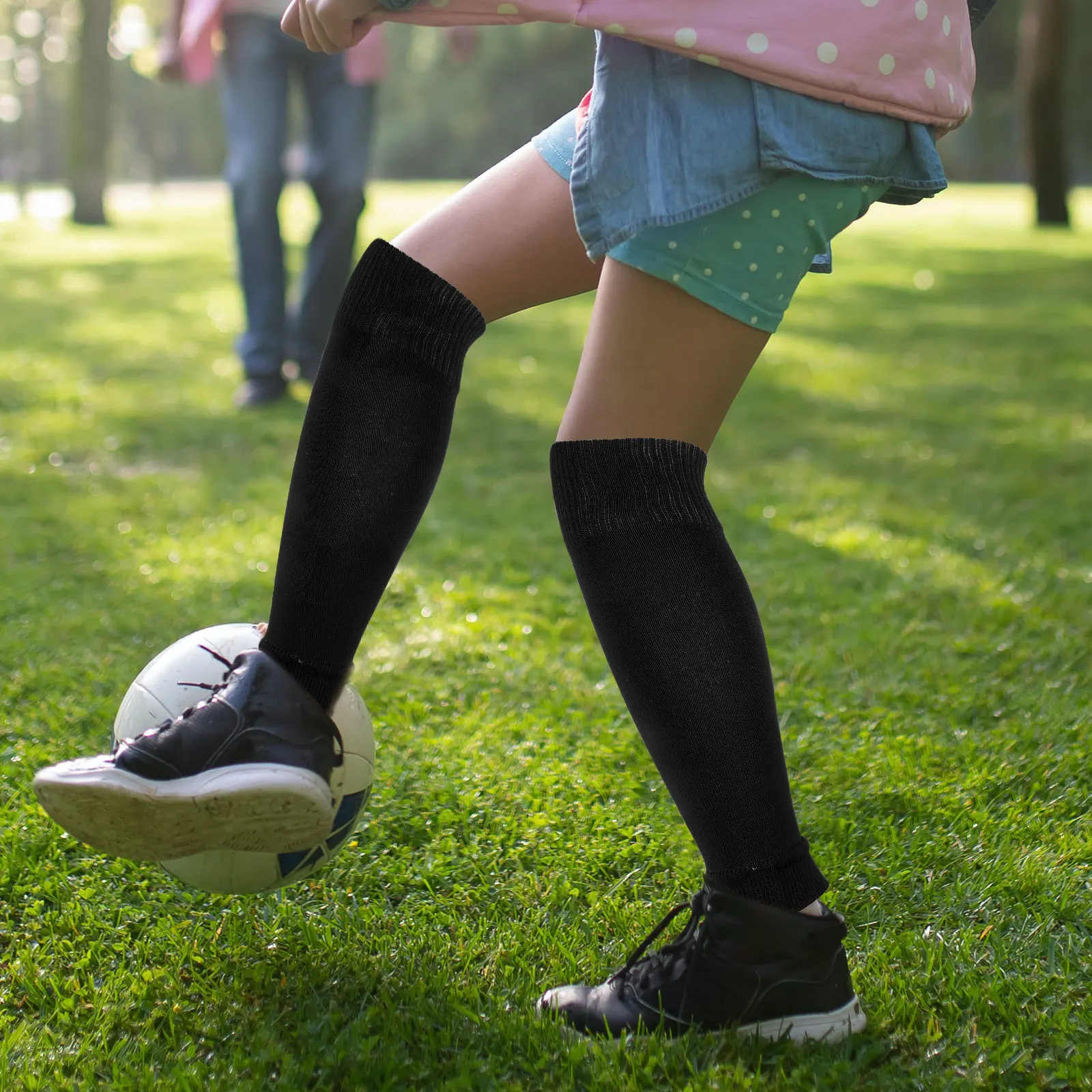 

1 Pair Calf Compression Sleeves Breathable Thermal Elastic Sports Socks for Men Women Outdoor Running Basketball Soccer Leg