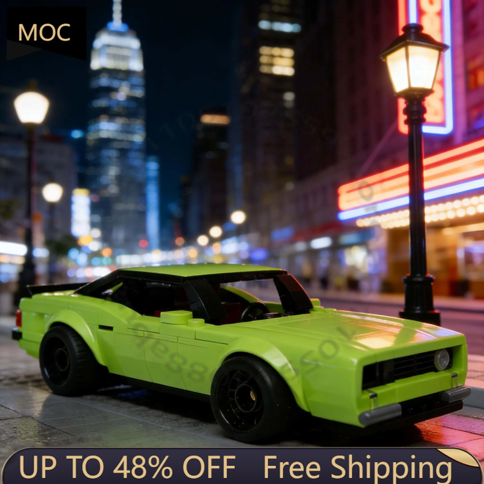 

Набор для сборки спортивного автомобиля Speedy Sports Car 77237 R/T (282 детали), вдохновленный MOC, модульный конструктор, креативный дизайн, DIY, игрушка для мальчиков, подарок