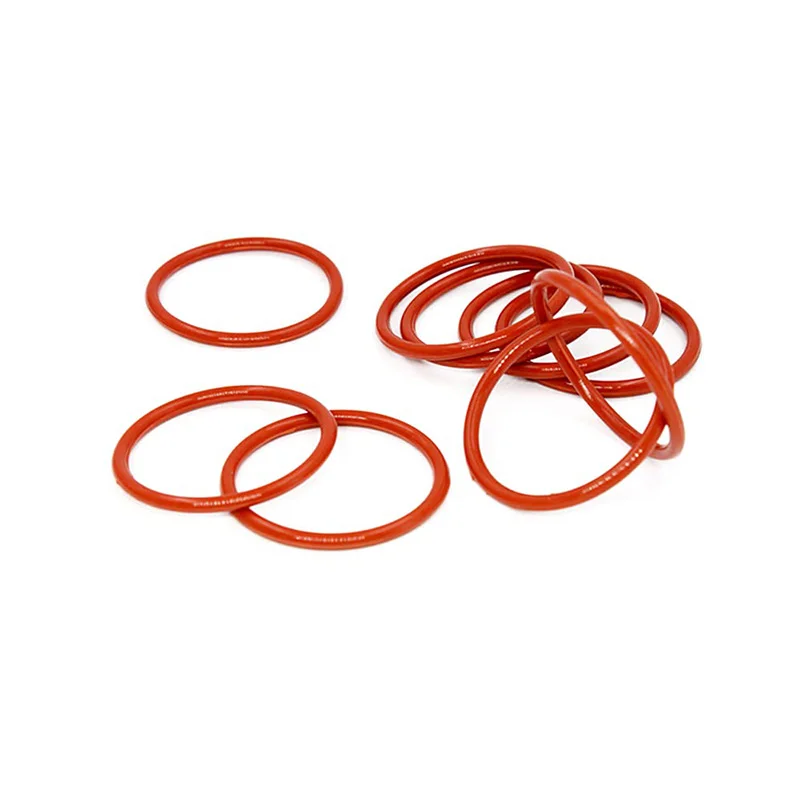 

50PCS Red Silicone VMQ O Ring OD 32-40mm CS 1mm Food Grade Sealing Waterproof Insulated Rubber Silicon O Type Gaskets for Car