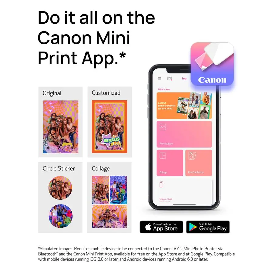 IVY ZINK 2 x 3 Photo Sticker Paper 100 sheets Pack