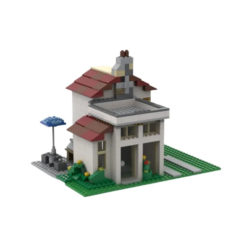 تجميع الجسيمات الصغيرة اللبنات MOC-148368 632 قطعة بناء لعبة البناء ثلاثي الأبعاد نموذج هدية لغز الصبي لتقوم بها بنفسك