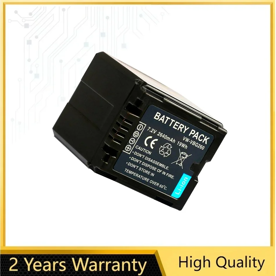 

Battery For Panasonic SDR-SD600 SD700 H80S HMC73MC HDC-HS20 SDR-H40 SDR-H48 HDC-TM20 VW-VBG130 VW-VBG070,VW-VBG260 New Batteries