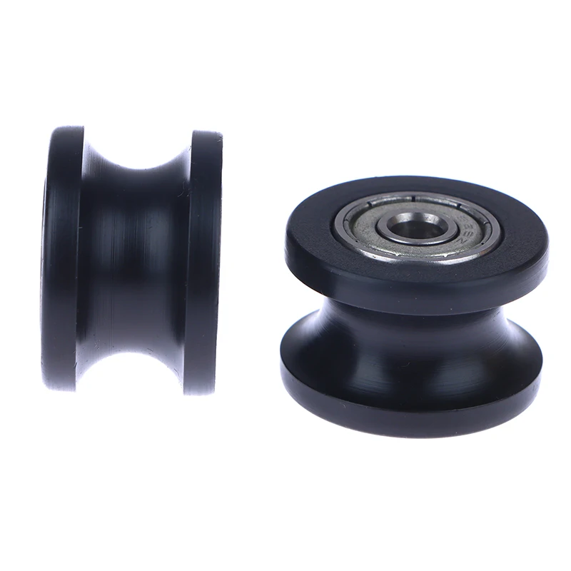 1Pcs U-groove Pulley Guide Wheel Rolling Bearing U-groove Roller 5*25*16.5mm For Driving Mechanical Parts Plastic Bearing Wheel