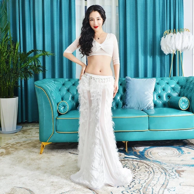 

Goddess New Arrival 2026 Belly Dance Practice Wear High-end Sexy Elegant Two Piece Set Oriental Dance Performance Costume