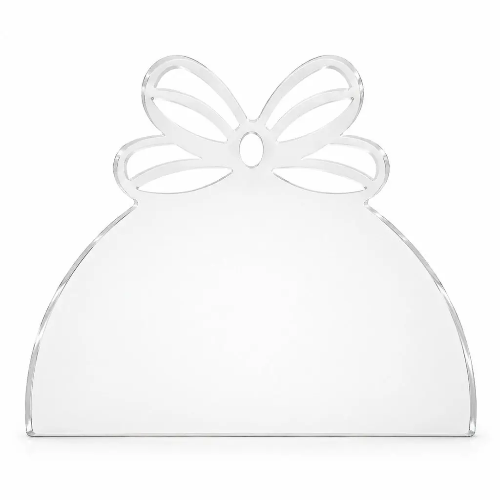 Transparent Acrylic Charcuterie Board Handle Template Precision Router Guide for Kitchen Woodworking Multifunctional Cutting
