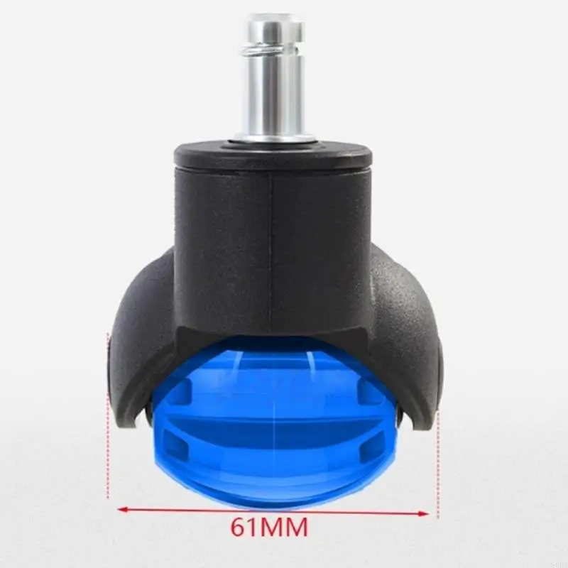  Universal Fit 2 PU Ball Casters for Office Chairs Featuring Rolling