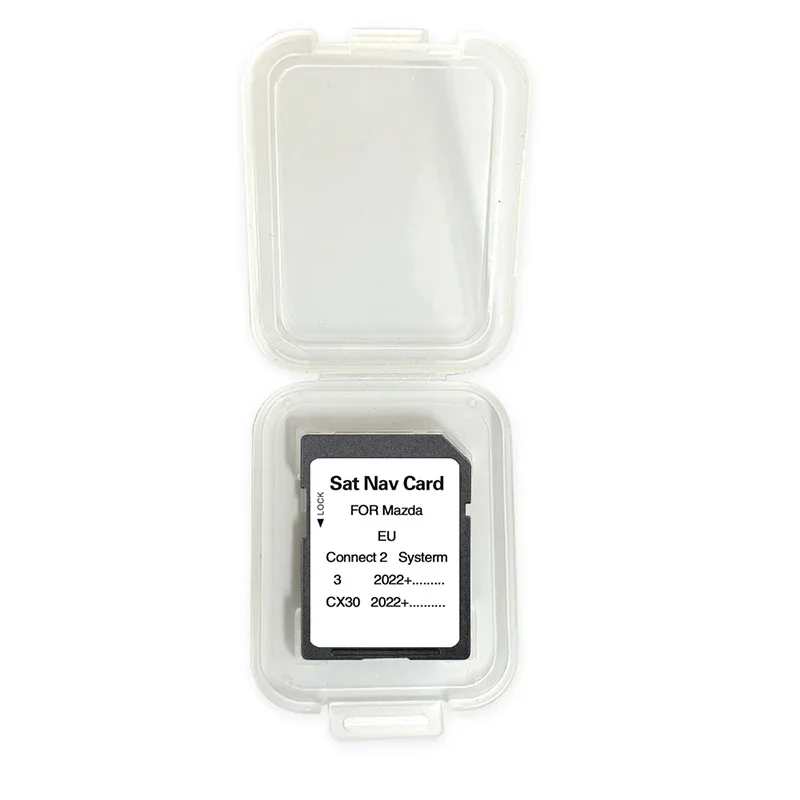 Sat Nav for Mazda 3/CX30 2022+ Car with Connect 2 System Navigation SD Card 32GB EU Russia Ukraine Turkey Maps 2024 Version Card