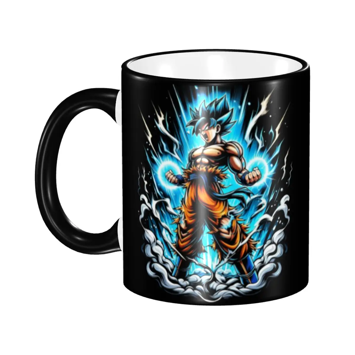 

Керамические кружки для кофе и чая с Гоку из Dragon Ball Z: классические аниме-муги для самостоятельного оформления