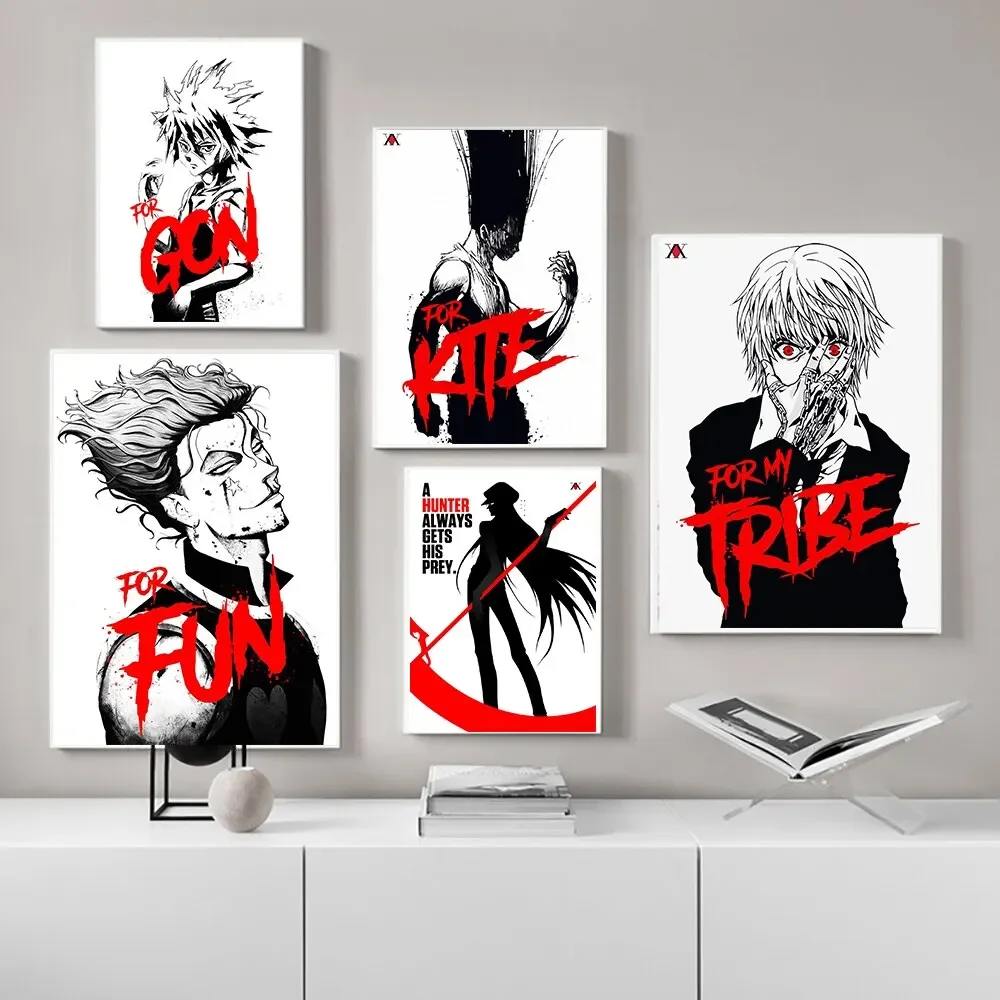 Anime Hunter X Hunter Wall Art Featuring Killua Zoldyck Canvas Painting Poster for Home Decor living room wall art for bed room