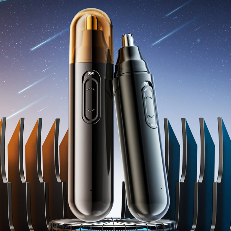 New 2024 nose hair trimmer, electric charging nose hair remover beard trimmer