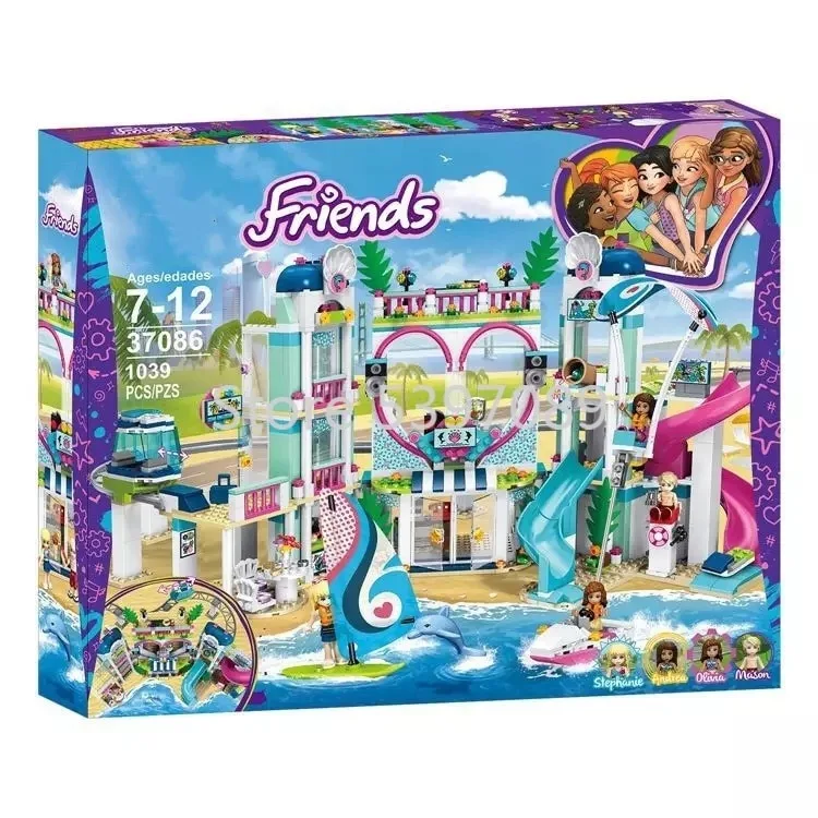

IN STOCK Building-Blocks Bricks With Legoing Friends Heartlake City Resort Christmas Gifts For children 3018 41347