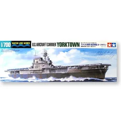 Tamiya 31712 1/700 U.S. Aircraft Yorktown Boatship Assembly Model Building Kits for Model Hobby Collection