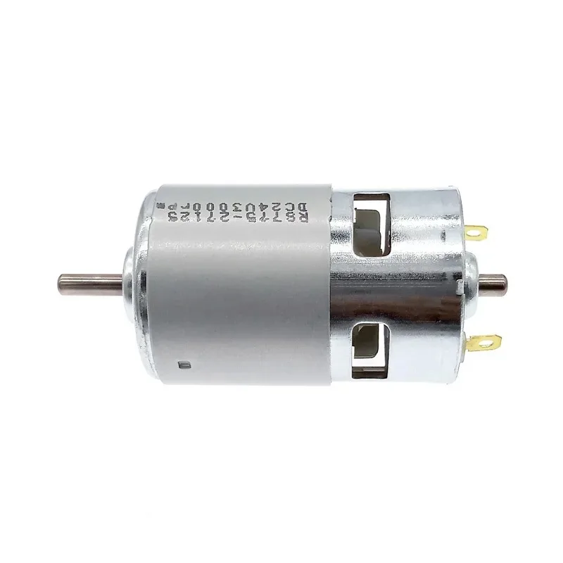 Printfly-motor de CC 775, Motor de CC de 12000 RPM, motor de cepillo de CC 775, 12V, 100W, 24V, 150W, motor de cortacésped con dos rodamientos de bolas tasados