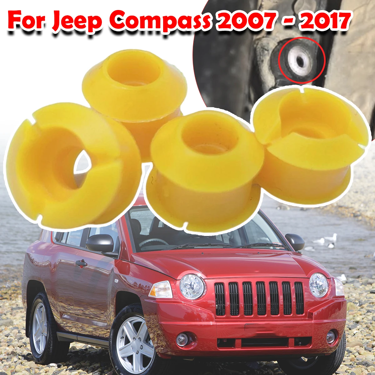 

4pc Automatic Shifting Fix Gear Selector Lever Linkage Shift Cable Bushing Car Accessories For Jeep Compass 2007 2008 2009- 2017