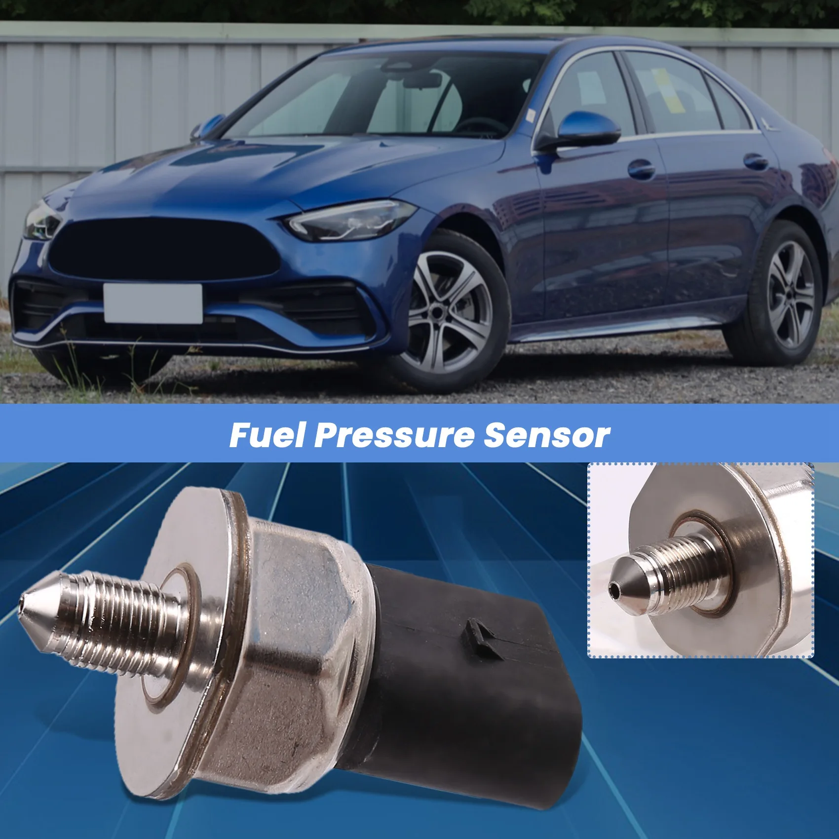 

Датчик давления топлива Датчик давления в топливной рампе A2711530328 55PP33-01 для C-Class-L94A