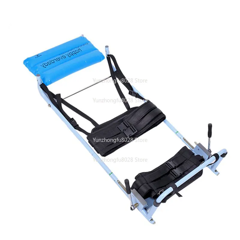 Portable Lumbar Disc Herniation Traction Device, Home Spine Correction Massage with Belt