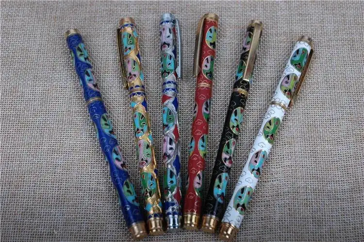 

In The 1980s, Cloisonne Antique Ballpoint Pen Handicraft Gifts