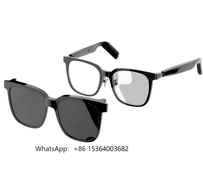 

TJXL-Smart Glasses SG18 Pro AI Intelligent Driver Navigation Sunglasses for Driving Cycling Touch Earphone Smart Sunglasses SG1