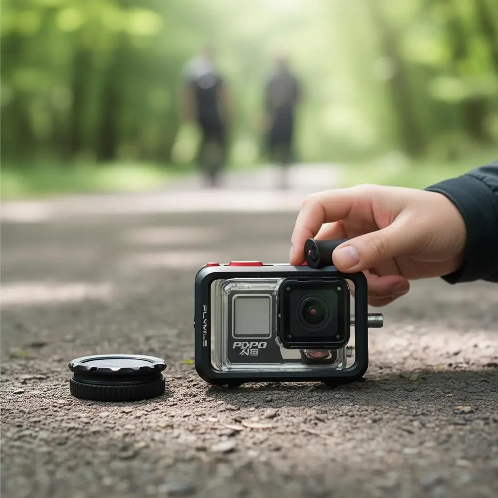 2025 New Flymile Metal Rabbit Cage for DJI Action 6 - Shockproof Protective Frame with Expansion Interfaces Sports Camera Access